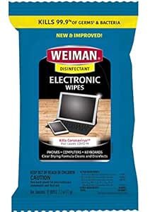 Review of Weiman Disinfecting Electronic Wipes for Cleaning Screens, Laptops, and Devices