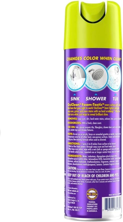 Kaboom Foam-Tastic with OxiClean review does it really clean tough stains