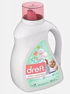 Review of Dreft Stage 2 Active Baby Liquid Laundry Detergent for Messy Crawlers