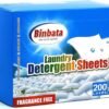 Eco-Friendly Laundry Detergent Sheets Review Binbata Fragrance-Free Option for Sensitive Skin
