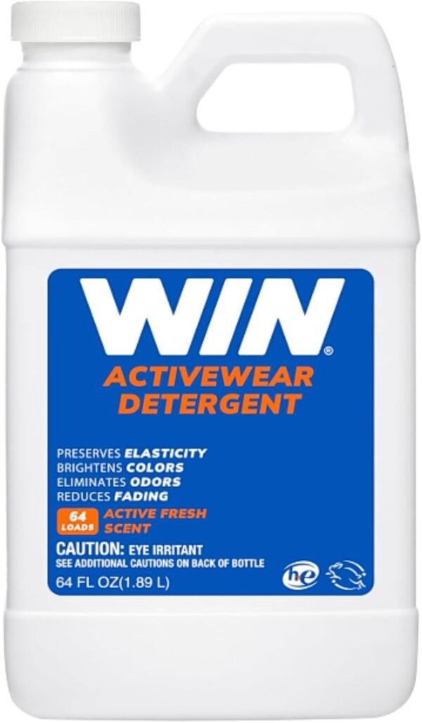 Review of WIN Sports Laundry Detergent BLUE64 for Activewear and Workout Clothes
