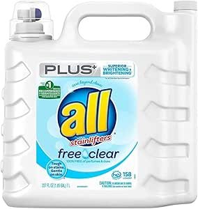 Review of All Liquid Laundry Detergent Free Clear for Sensitive Skin