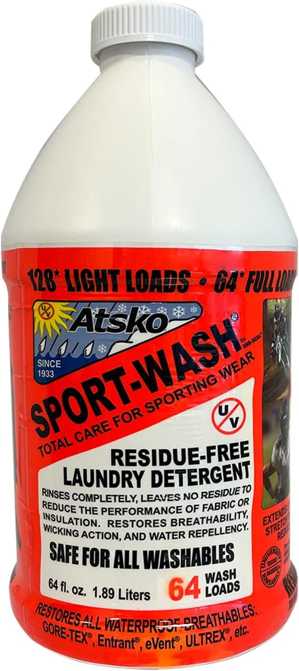 61jms6Qi8L._AC_SL1500_ Review of Atsko Sno-Seal Sport Wash Laundry Detergent for Sensitive Skin