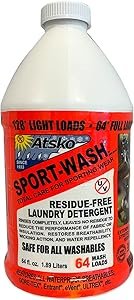 61jms6Qi8L._AC_SY300_SX300_ Review of Atsko Sno-Seal Sport Wash Laundry Detergent for Sensitive Skin
