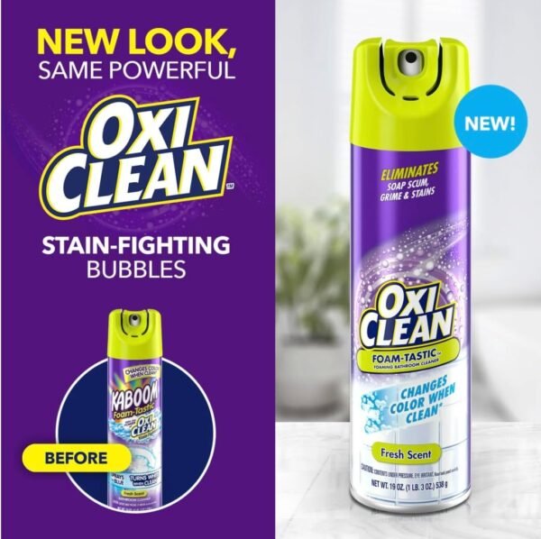 Kaboom Foam-Tastic with OxiClean review does it really clean tough stains