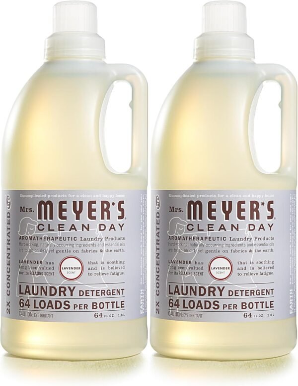 Review of Mrs. Meyer's Lavender Liquid Laundry Detergent Biodegradable Formula for Gentle Cleaning