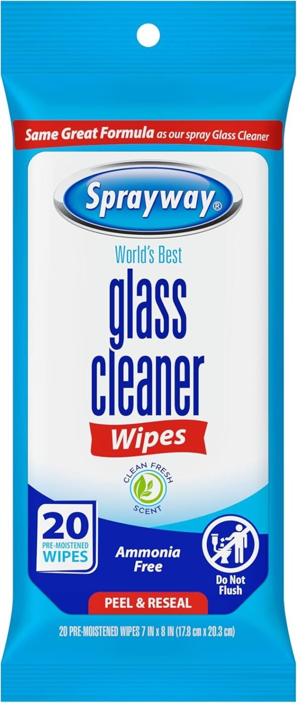 713IjYGgiPL._AC_SL1500_ Review of Sprayway Glass Cleaner Wipes SW199R-6PK Ultimate Ammonia-Free Cleaning Solution