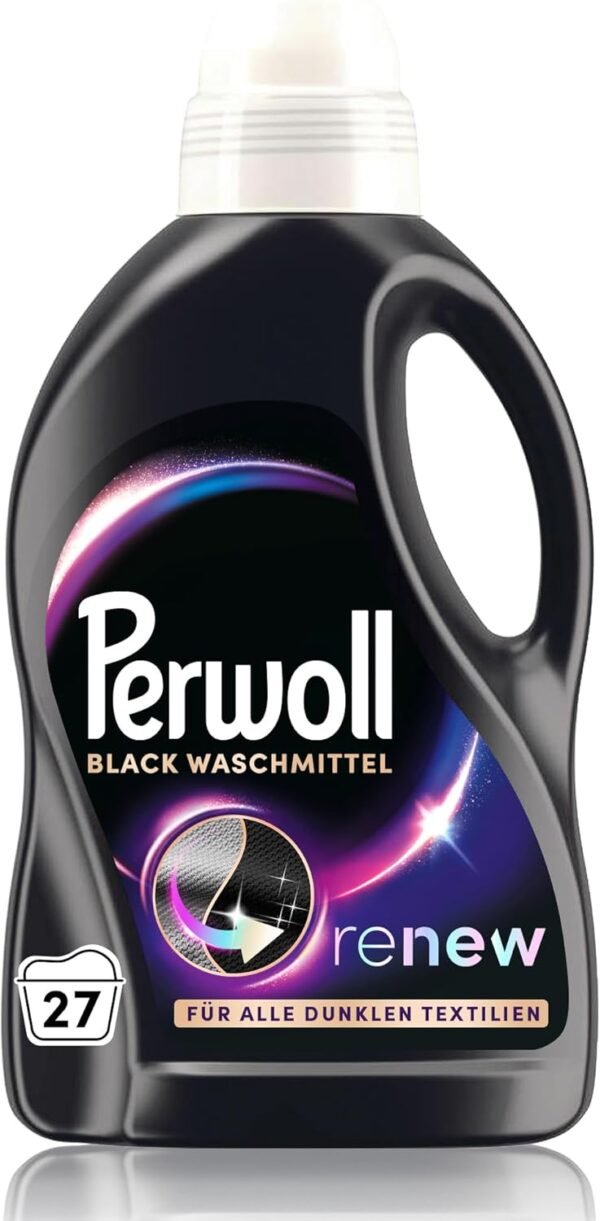 Perwoll Black Detergent review for dark textiles with triple-renew technology