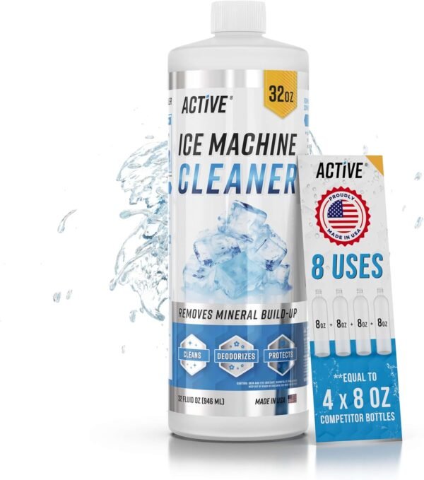 71drubEmyBL._AC_SL1500_ Review of ACTIVE Ice Machine Cleaner 32oz for Clear, Fresh-Tasting Ice