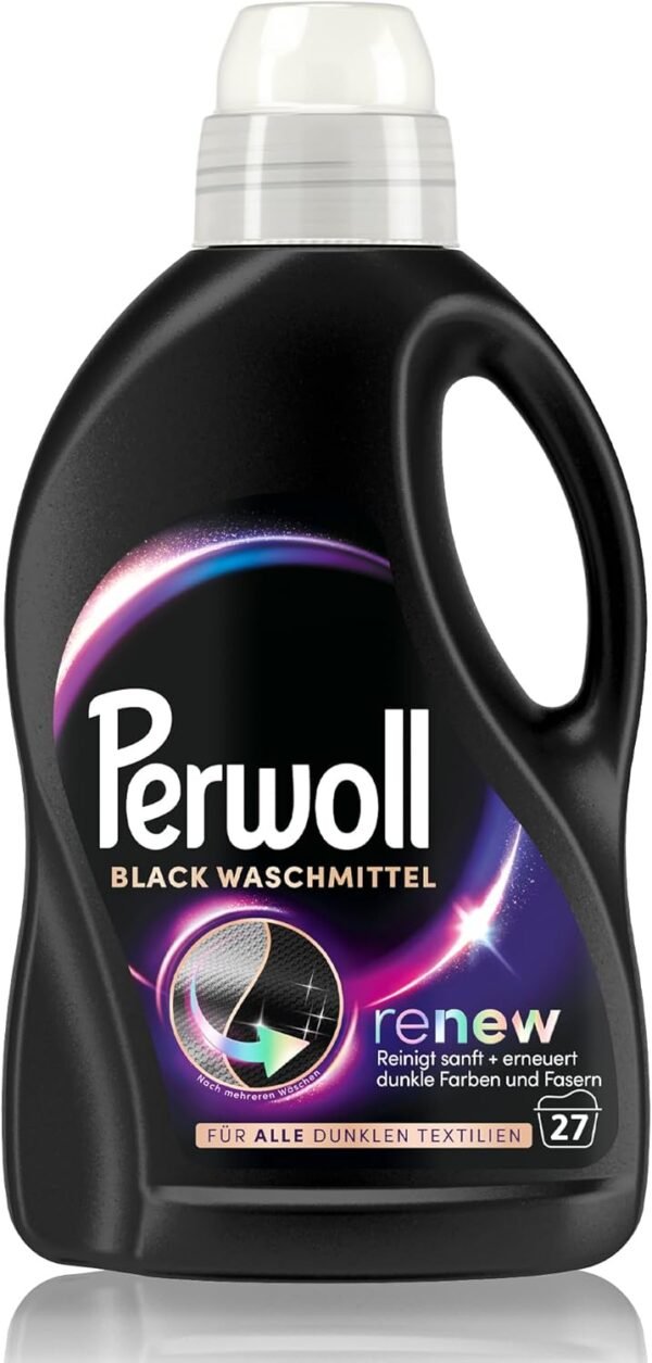Perwoll Black Detergent review for dark textiles with triple-renew technology