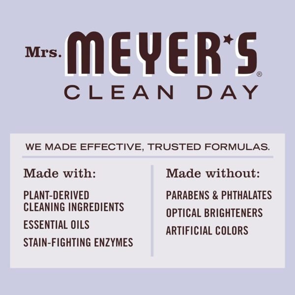 Review of Mrs. Meyer's Lavender Liquid Laundry Detergent Biodegradable Formula for Gentle Cleaning