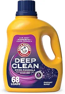 ARM & HAMMER Deep Clean Odor Formula Liquid Laundry Detergent review for Fresh Clothes