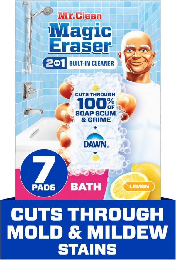 Mr. Clean Magic Eraser Bathroom Cleaner Review Powerful Soap Scum Remover for Shower and Tub