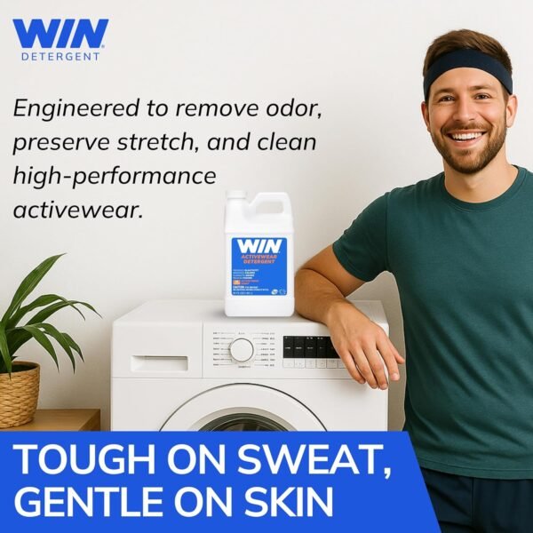 Review of WIN Sports Laundry Detergent BLUE64 for Activewear and Workout Clothes