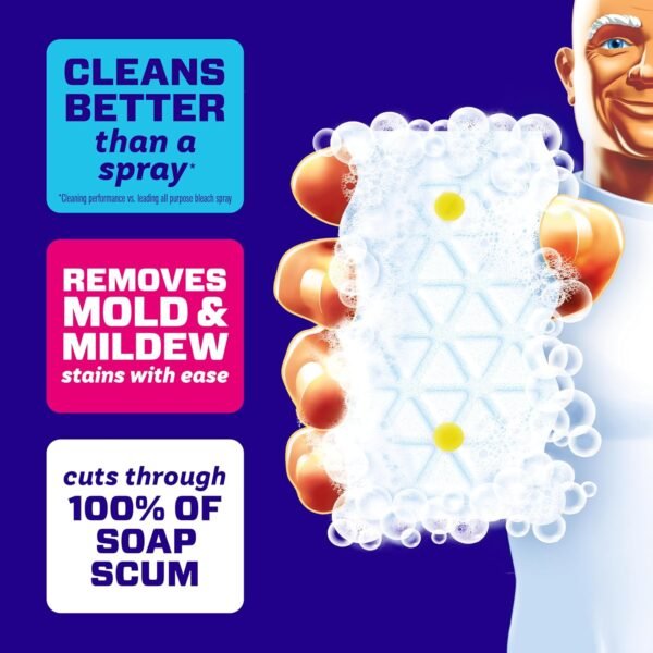 Mr. Clean Magic Eraser Bathroom Cleaner Review Powerful Soap Scum Remover for Shower and Tub