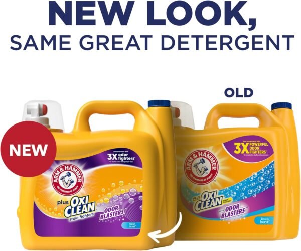 ARM & HAMMER Plus OxiClean Odor Blasters Liquid Laundry Detergent review for fresh, clean clothes
