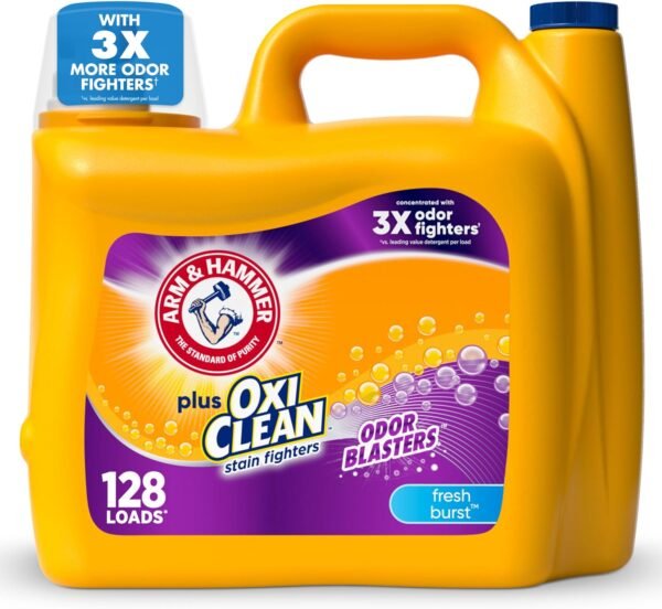 ARM & HAMMER Plus OxiClean Odor Blasters Liquid Laundry Detergent review for fresh, clean clothes